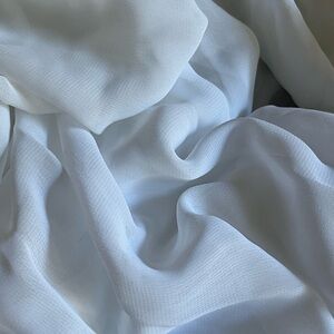 White Chiffon Fabric
